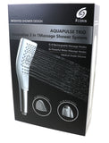 AquaPulse Trio 3-in-1 Shower Massager Stimulator