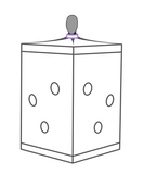 Secret Dome Scandale Giant Bondage Box Purple
