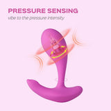 OLY 2 Pressure Sensing APP-enabled Wearable Clit & G Spot Vibrator Pink